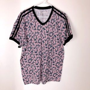 The Rail all over palm leaf print shirt